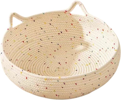 Handgewebtes katzenbett rund - katzenbett,