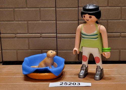 Playmobil frau mädchen hund - mädchen,