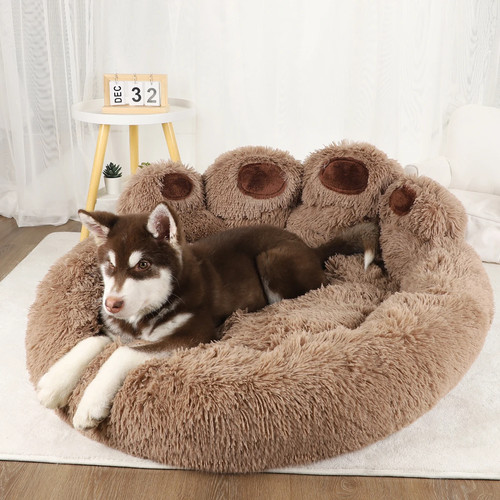 Flauschiges hundebett welpen - hundebett,