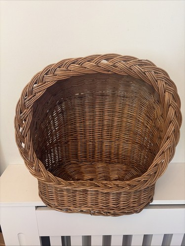 Vintage weidenkorb haustier - weidenkorb,